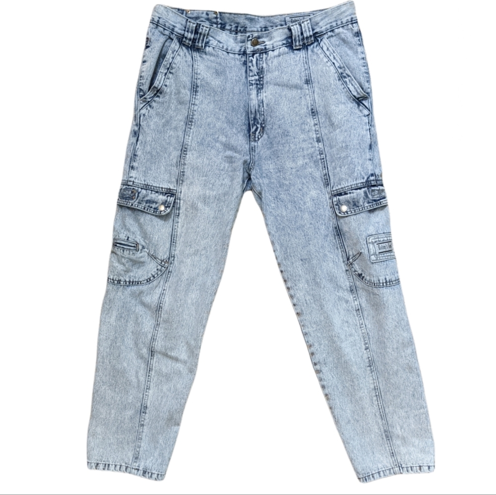1980S Vintage Acid Wash Today's News 36x30 Jeans 👖